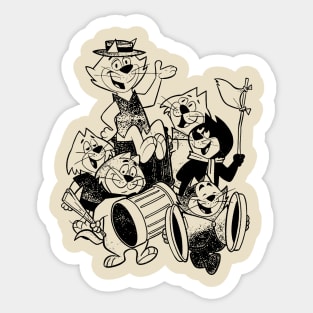 Top Cat Vintage Sticker